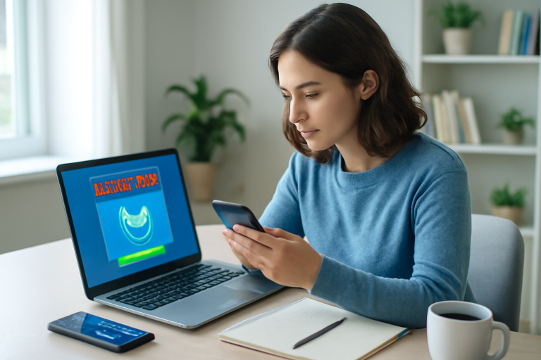 Tutorial para ativar a proteção do aplicativo antivírus.