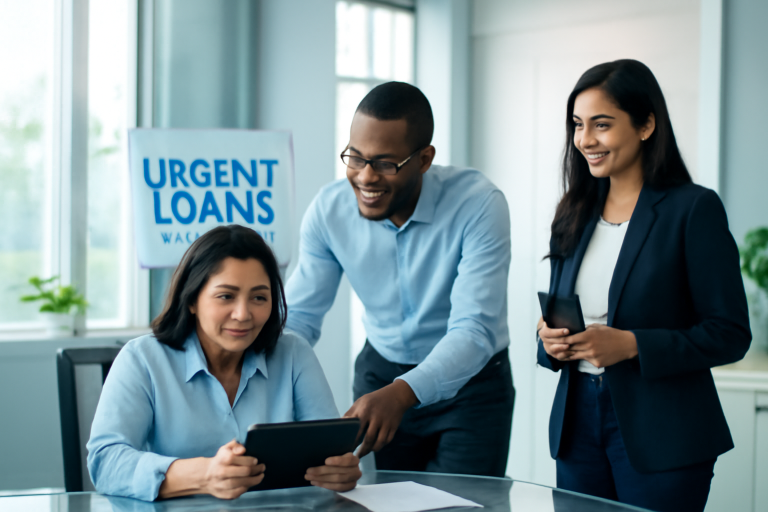 Imagem representando um empréstimo urgente com taxas justas, ilustrando soluções financeiras acessíveis.