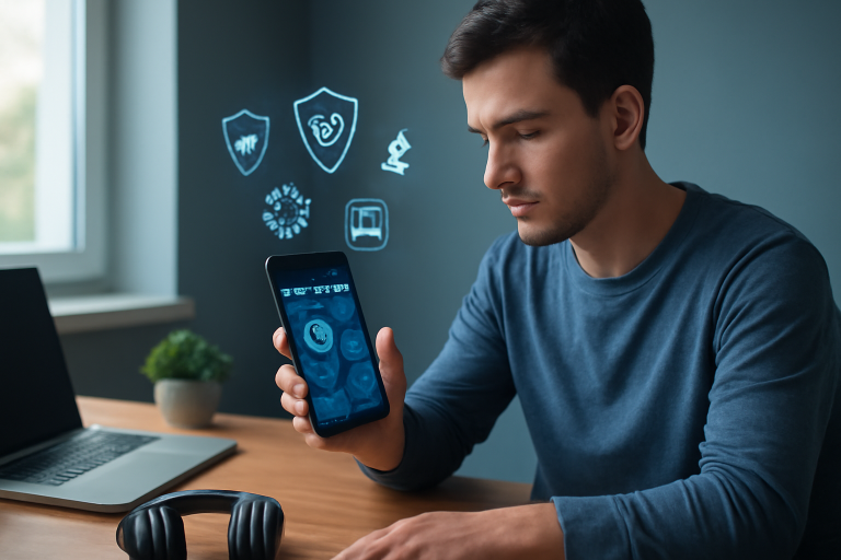 Imagem destacada de aplicativos antivírus para proteção de dispositivos móveis.
