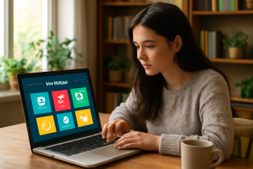 Instalação de aplicativo antivírus seguro no dispositivo.