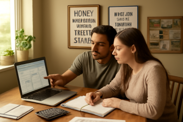 Imagem representando a renovação financeira com foco em planejamento para recomeço.