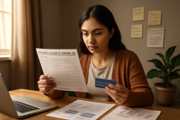 Imagem ilustrativa sobre controle da fatura do cartão de crédito.