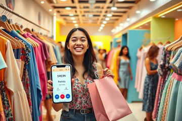 Imagem ilustrativa sobre como usar pontos de bônus para zerar compras na SHEIN.