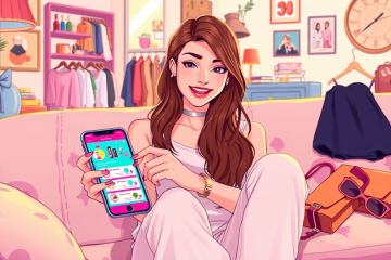 Imagem que mostra a interface do aplicativo da SHEIN com promoção de produtos gratuitos.