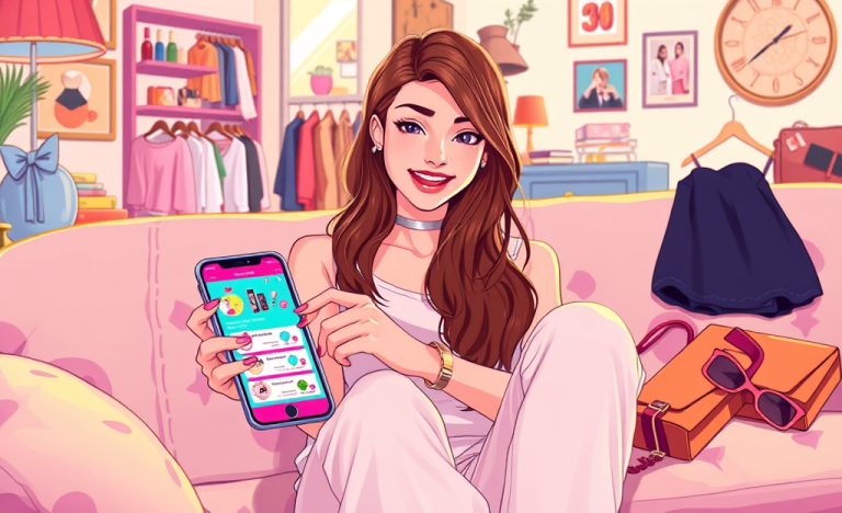 Imagem que mostra a interface do aplicativo da SHEIN com promoção de produtos gratuitos.