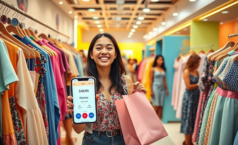 Imagem ilustrativa sobre como usar pontos de bônus para zerar compras na SHEIN.