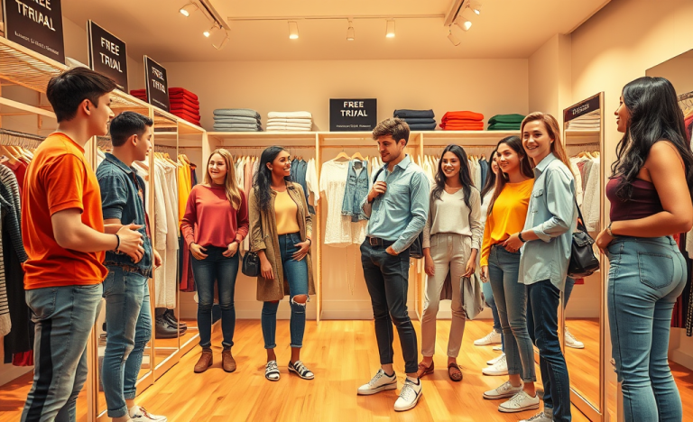 Imagem ilustrativa sobre a promoção da SHEIN e suas roupas grátis.